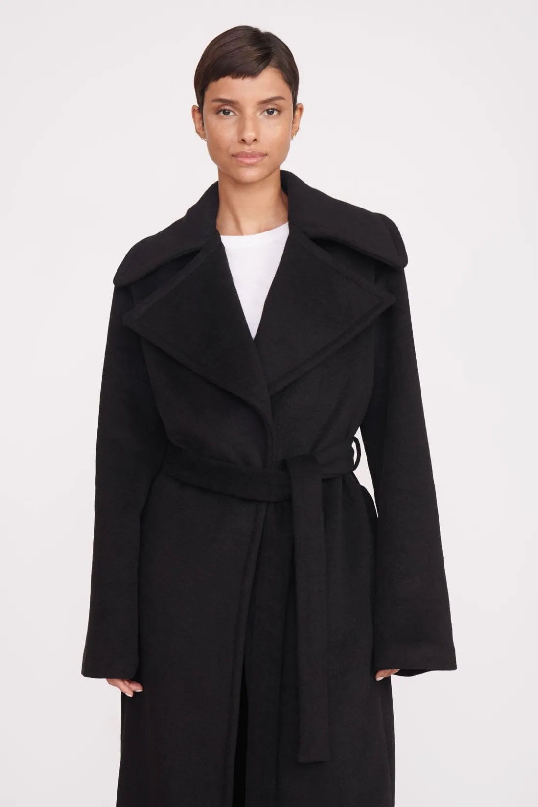 STAUD CARVER COAT BLACK Sale