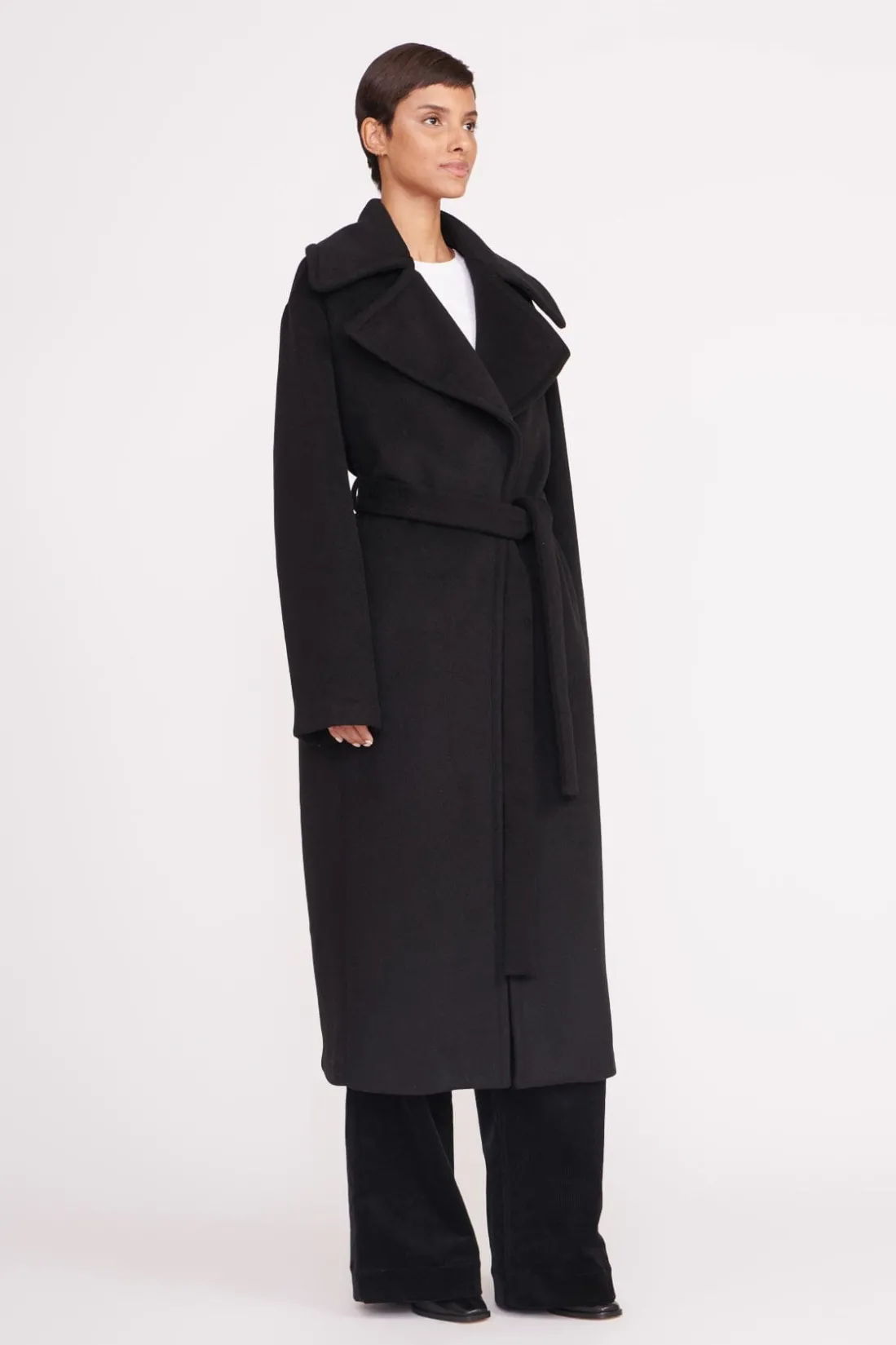 STAUD CARVER COAT BLACK Sale