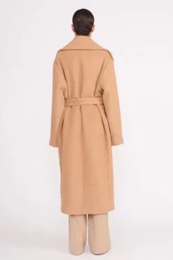 STAUD CARVER COAT   CAMEL Sale