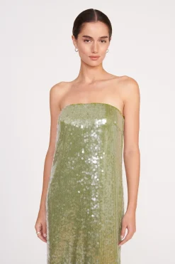 STAUD CASEY DRESS  GARDEN MOSS GARDENMOSS Online
