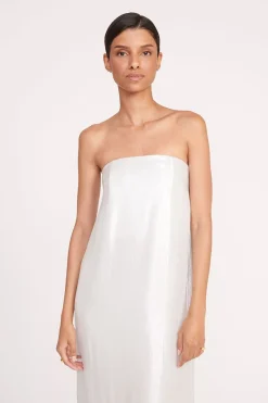 STAUD CASEY DRESS   SILVER
