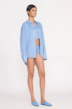 STAUD CHAMOMILE SHIRT   AZURE Online