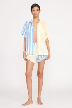 STAUD CHANNING TOP  BUTTERCUP SEASHORE STRIPE BUTTERCUPSEASHORESTRIPE