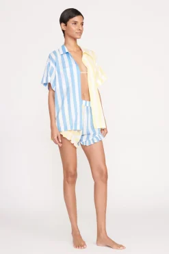 STAUD CHANNING TOP BUTTERCUP SEASHORE STRIPE BUTTERCUPSEASHORESTRIPE