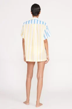 STAUD CHANNING TOP BUTTERCUP SEASHORE STRIPE BUTTERCUPSEASHORESTRIPE