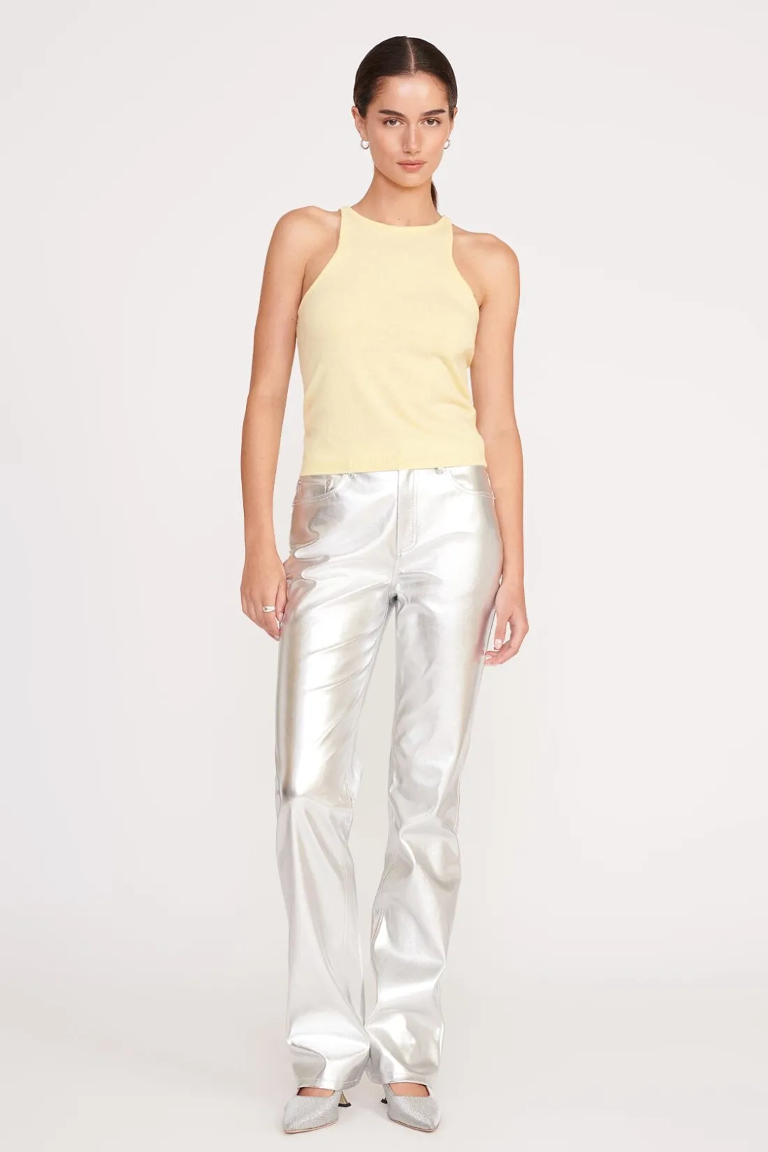 STAUD CHISEL PANT SILVER Hot