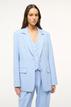 STAUD CITY BLAZER   PERIWINKLE Discount