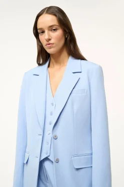 STAUD CITY BLAZER   PERIWINKLE Discount