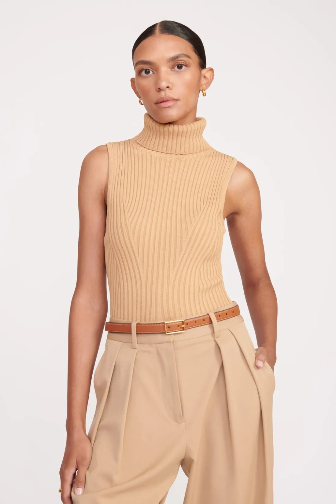 STAUD CLASSIC BELT TAN Discount