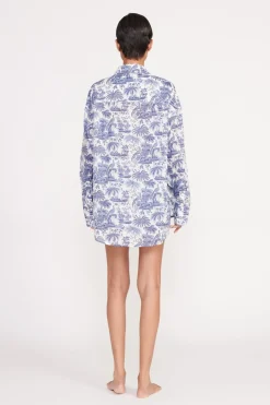 STAUD COLTON SHIRT  BLUE TOILE BLUETOILE