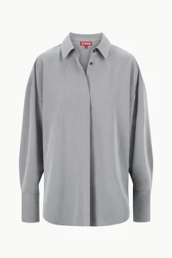 STAUD COLTON SHIRT  HEATHER GREY SUITING HEATHERGREY Sale