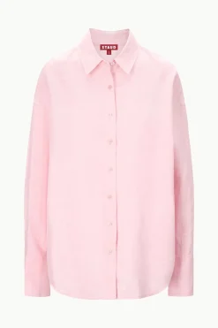 STAUD COLTON SHIRT  PEARL PINK PEARLPINK Online