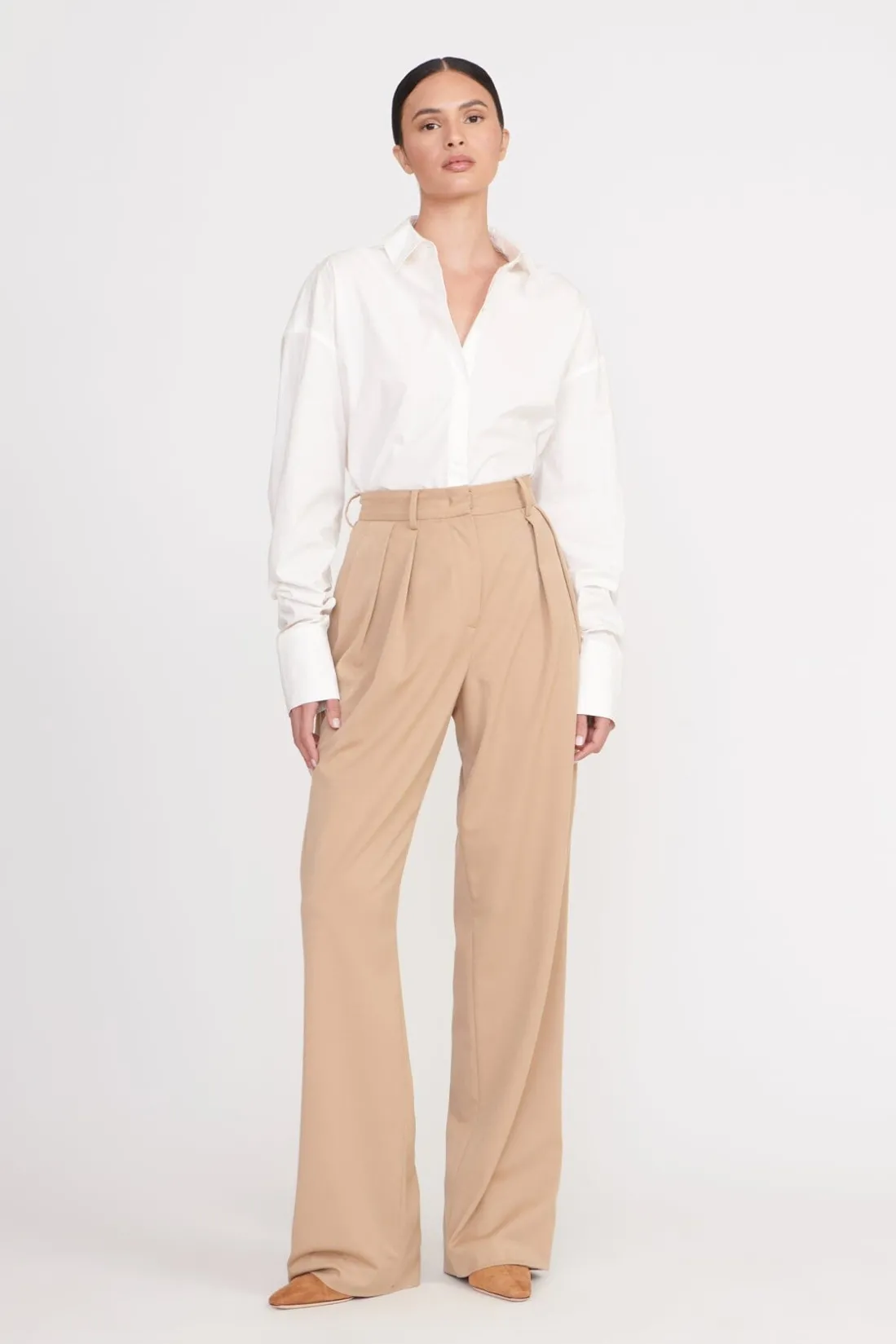 STAUD COLTON SHIRT WHITE Discount