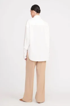 STAUD COLTON SHIRT WHITE Discount