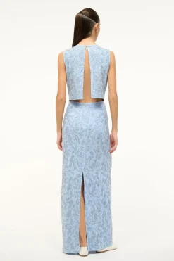 STAUD COMO DRESS   PERIWINKLE Best