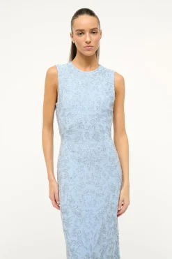 STAUD COMO DRESS PERIWINKLE Best