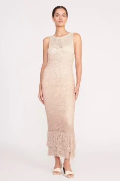 STAUD CONSTANZA DRESS  BEIGE MULTI BEIGEMULTI Best