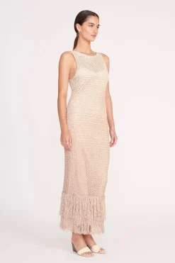 STAUD CONSTANZA DRESS  BEIGE MULTI BEIGEMULTI Best