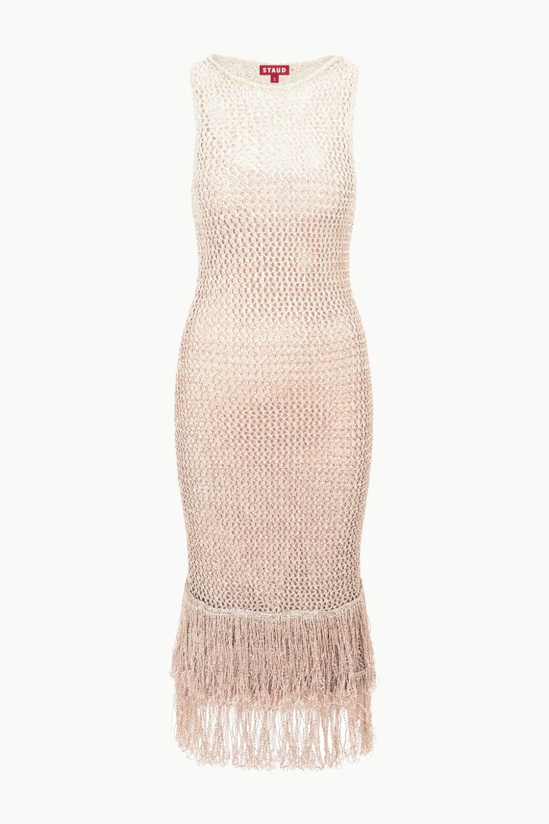 STAUD CONSTANZA DRESS BEIGE MULTI BEIGEMULTI Best