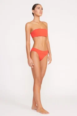 STAUD CORSAGE BIKINI BOTTOM  RED ROSE REDROSE Clearance