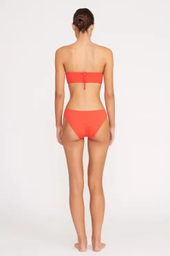 STAUD CORSAGE BIKINI BOTTOM  RED ROSE REDROSE Clearance