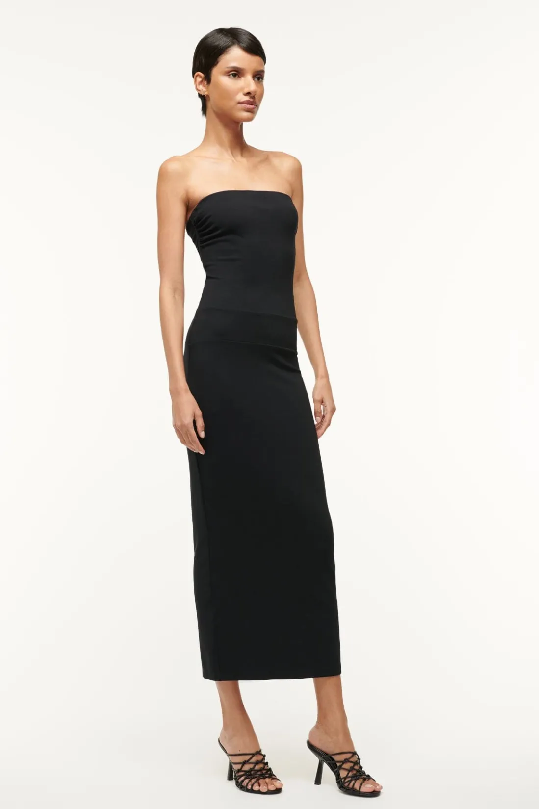 STAUD CORTONA DRESS BLACK Hot