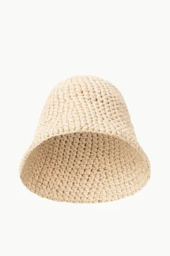 STAUD CROCHET HAT   NATURAL Clearance
