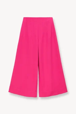 STAUD CROPPED CALEB PANT   MAGENTA Hot