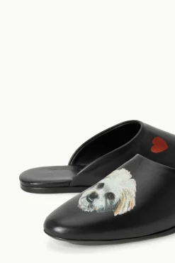STAUD CUSTOM ABBY SLIPPER   BLACK New