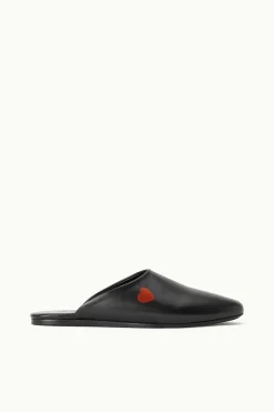 STAUD CUSTOM ABBY SLIPPER   BLACK New
