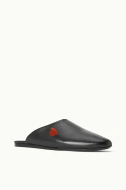 STAUD CUSTOM ABBY SLIPPER   BLACK New