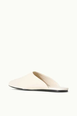 STAUD CUSTOM ABBY SLIPPER   CREAM New