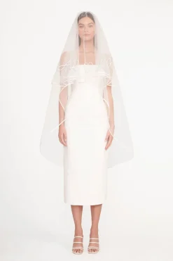 STAUD CUSTOM EMBROIDERED INITIALS VEIL Online