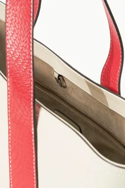 STAUD CUSTOM MONOGRAM ALLORA TOTE  CREAM RED ROSE CREAMREDROSE Hot