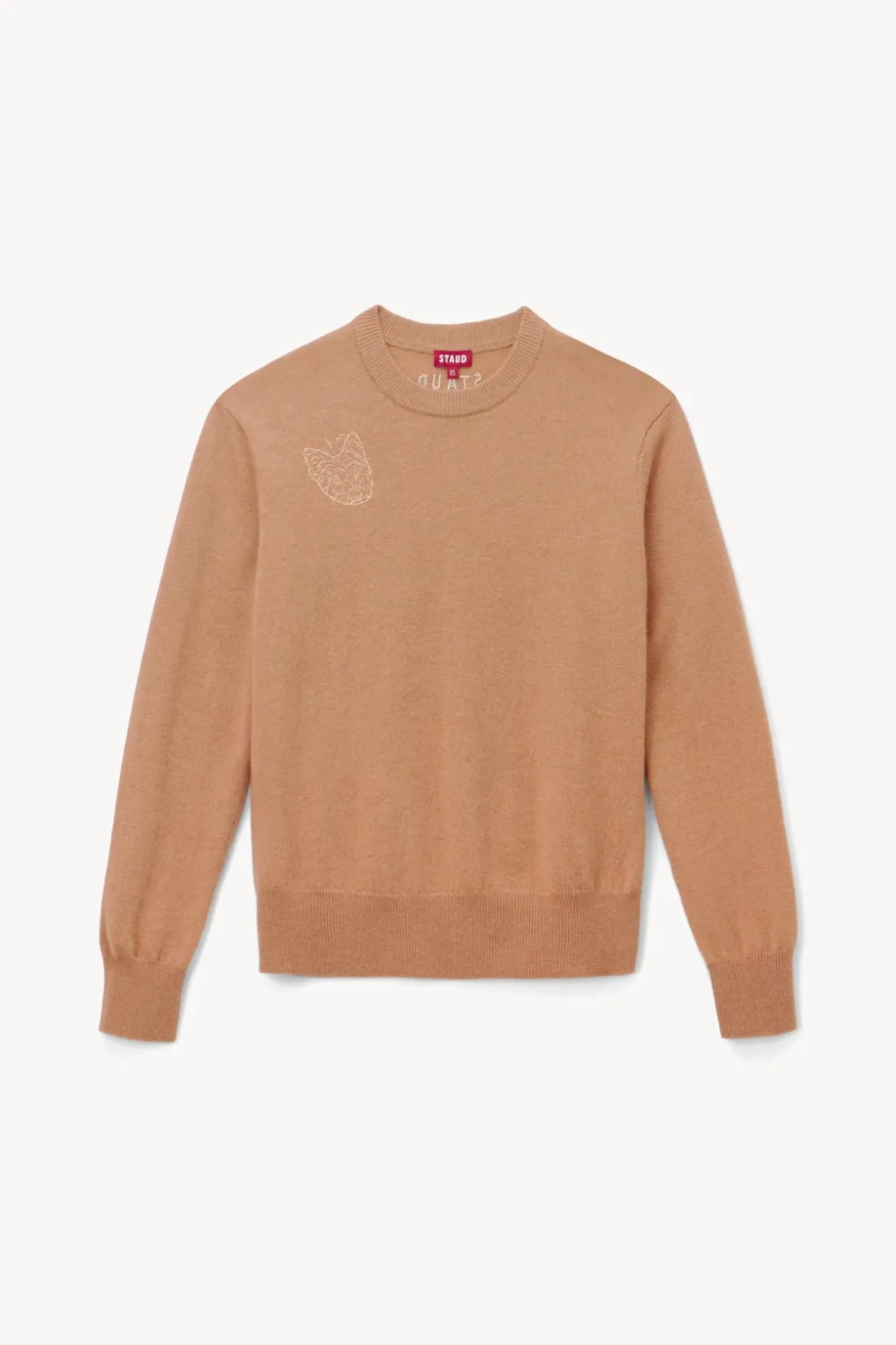 STAUD CUSTOM x C.BONZ CASHMERE SWEATER CAMEL Discount