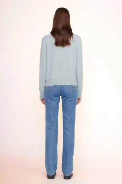 STAUD CUSTOM x C.BONZ CASHMERE SWEATER  LIGHT BLUE LIGHTBLUE Discount