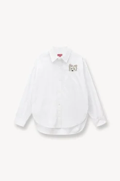 STAUD CUSTOM x C.BONZ CLASSIC OVERSIZED SHIRT   WHITE Online