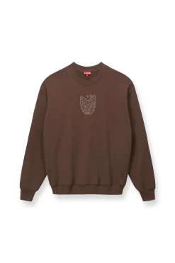 STAUD CUSTOM x C.BONZ OVERSIZED SWEATSHIRT   BROWN Best