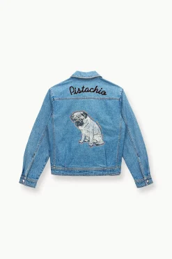 STAUD CUSTOM x C.BONZ OVERSIZED RYAN DENIM JACKET  MEDIUM WASH MEDIUMWASH Online