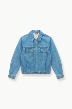 STAUD CUSTOM x C.BONZ OVERSIZED RYAN DENIM JACKET  MEDIUM WASH MEDIUMWASH Online