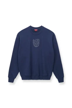 STAUD CUSTOM x C.BONZ OVERSIZED SWEATSHIRT   NAVY