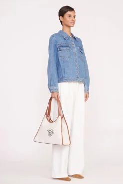 STAUD CUSTOM x C.BONZ SOFT REY BAG CREAM TAN CREAMTAN Clearance