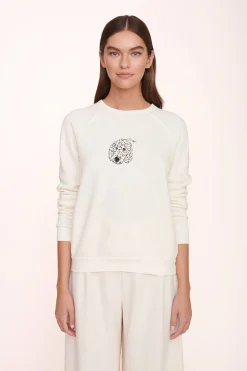 STAUD CUSTOM x C.BONZ SWEATSHIRT   CREAM Clearance