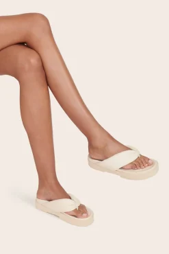 STAUD DAHLIA PLATFORM   CREAM Discount