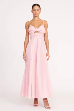 STAUD DAYANARA DRESS  CHERRY BLOSSOM CHERRYBLOSSOM New