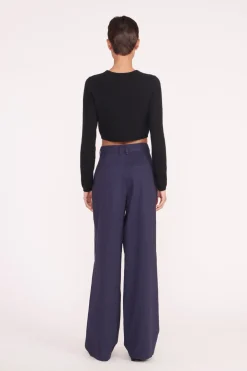 STAUD DEANNA SWEATER   BLACK Online