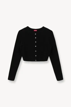 STAUD DEANNA SWEATER   BLACK Online