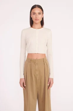 STAUD DEANNA SWEATER   CREME Outlet