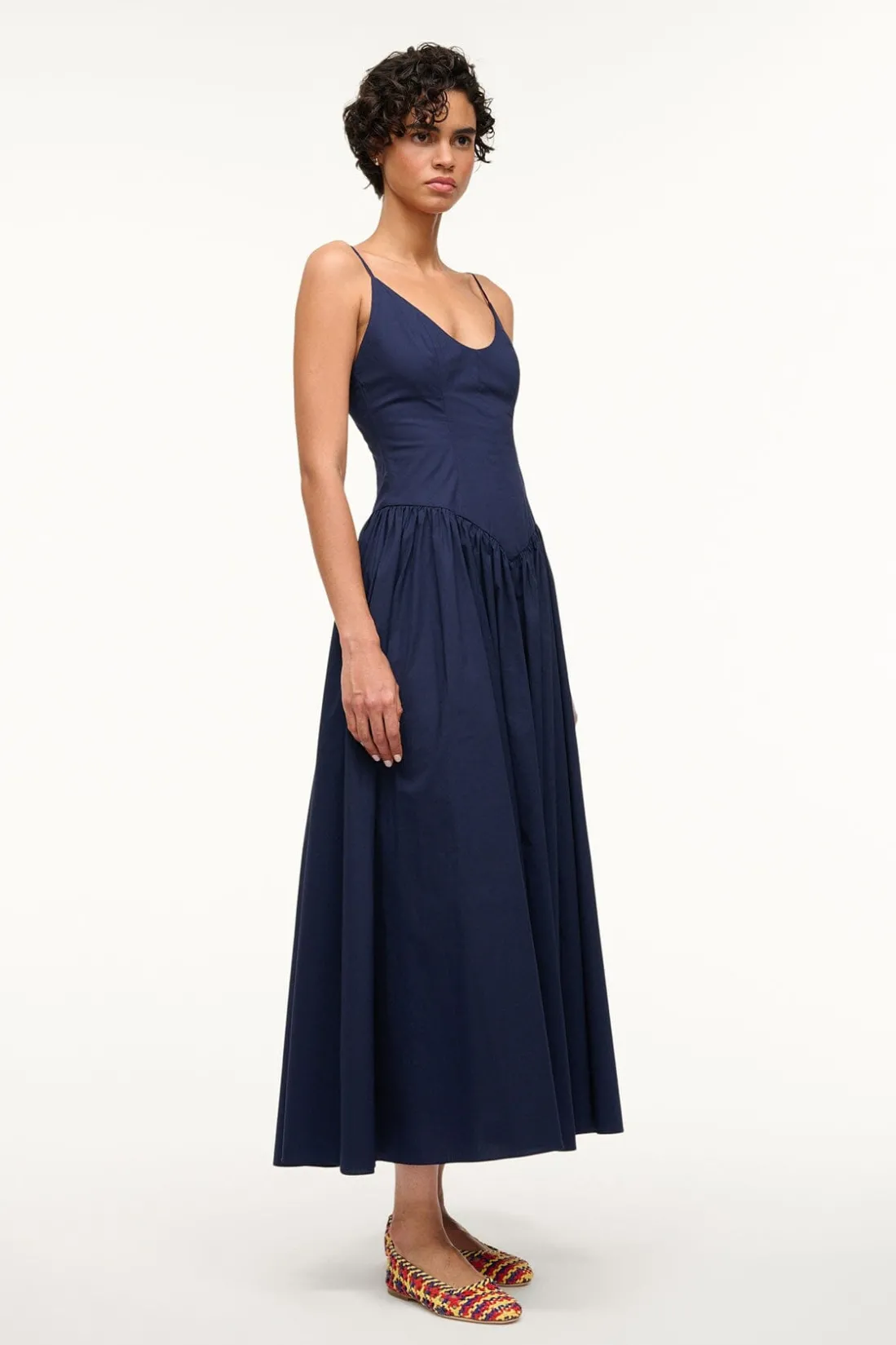 STAUD DENA DRESS NAVY Online
