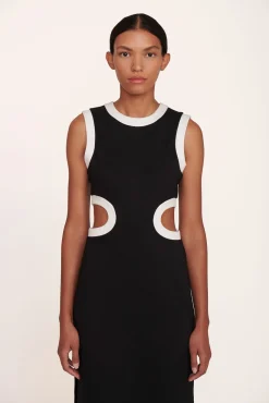 STAUD DOLCE DRESS   BLACK Best